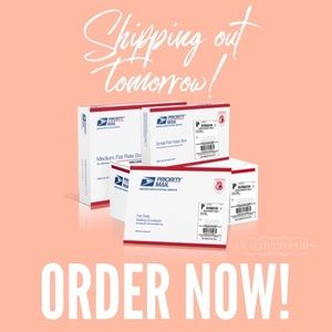 Orders are being shipped tomorrow!